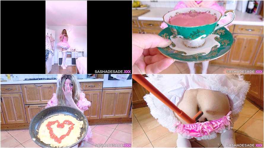 Sasha de Sade - A Day in the Life of a Sissy: Morning // 787.61 MB